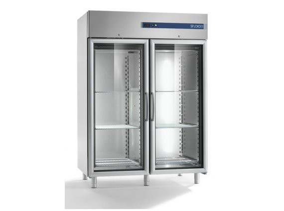 Armadio refrigerato  Oasis Top Line SP75PV  1200 porte a vetri  - 2/+8°.
